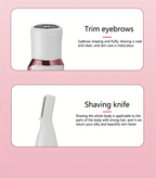 Hair Remover 4in1 Women's Electric  Multifunctional Women's Electric Shaver Trimmer Set Bikini Line Trimmer for Women USB Rechargeable for Eyebrows, Nose, Face Legs Hair Removal Portable Gentle Perfect Gift for Women