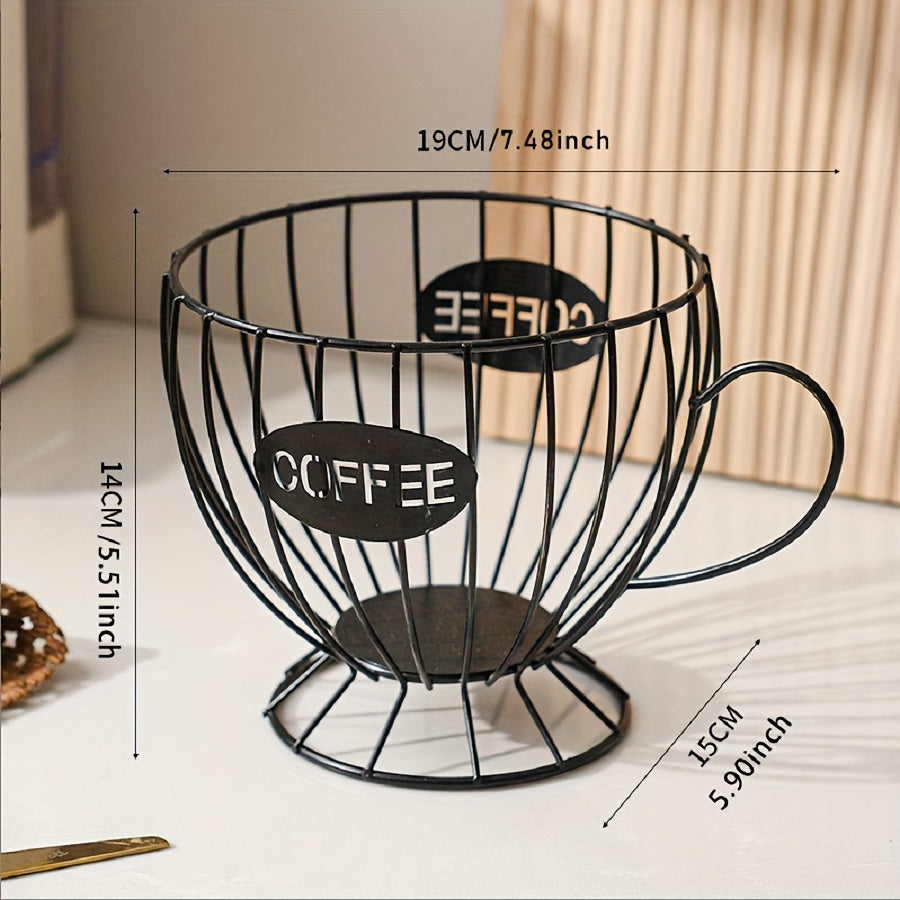 Coffee Capsule Organizer 1pc Modern Nordic  - Elegant Black
