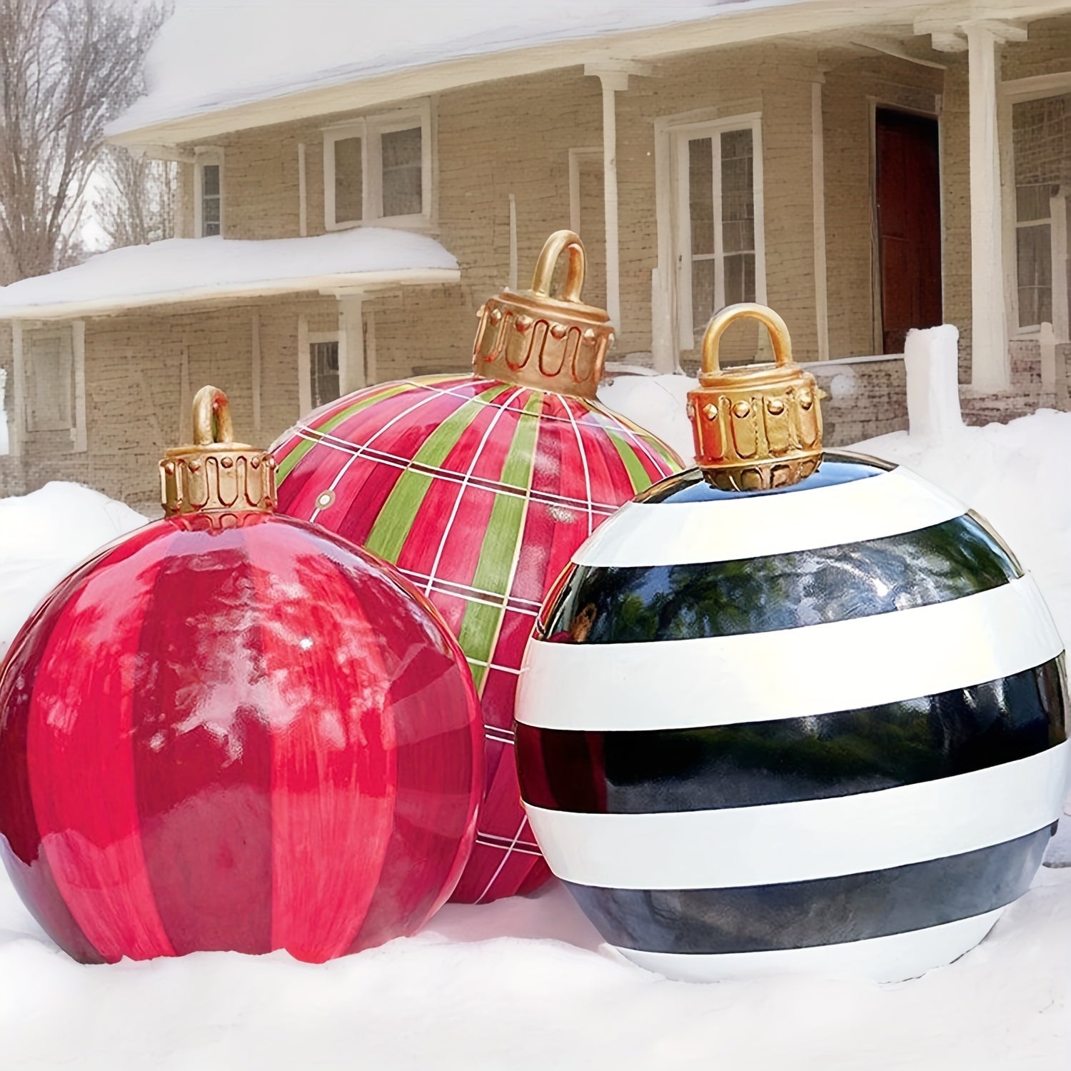 Balloons Inflatable Christmas  - Indoor/Outdoor Decorations, No Electricity Needed