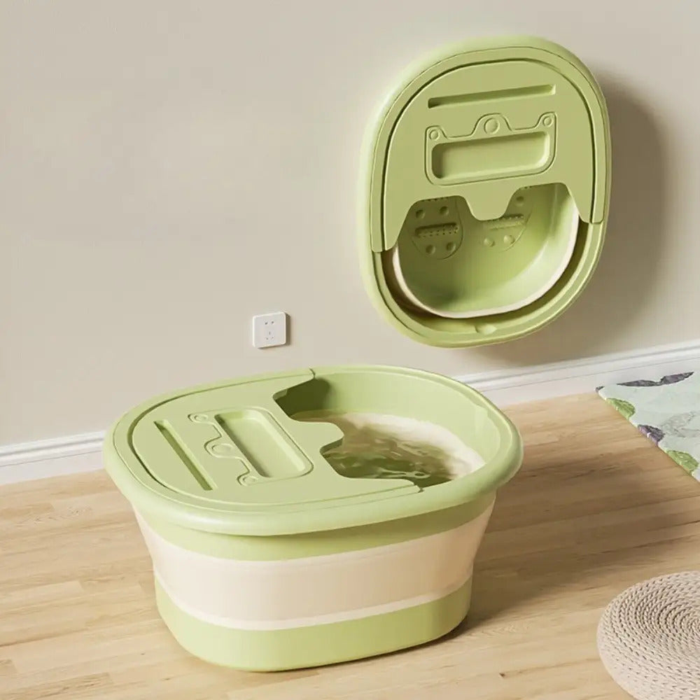 Foot Spa Bath Tub Portable Folding  with Built-In Massager - not electric
