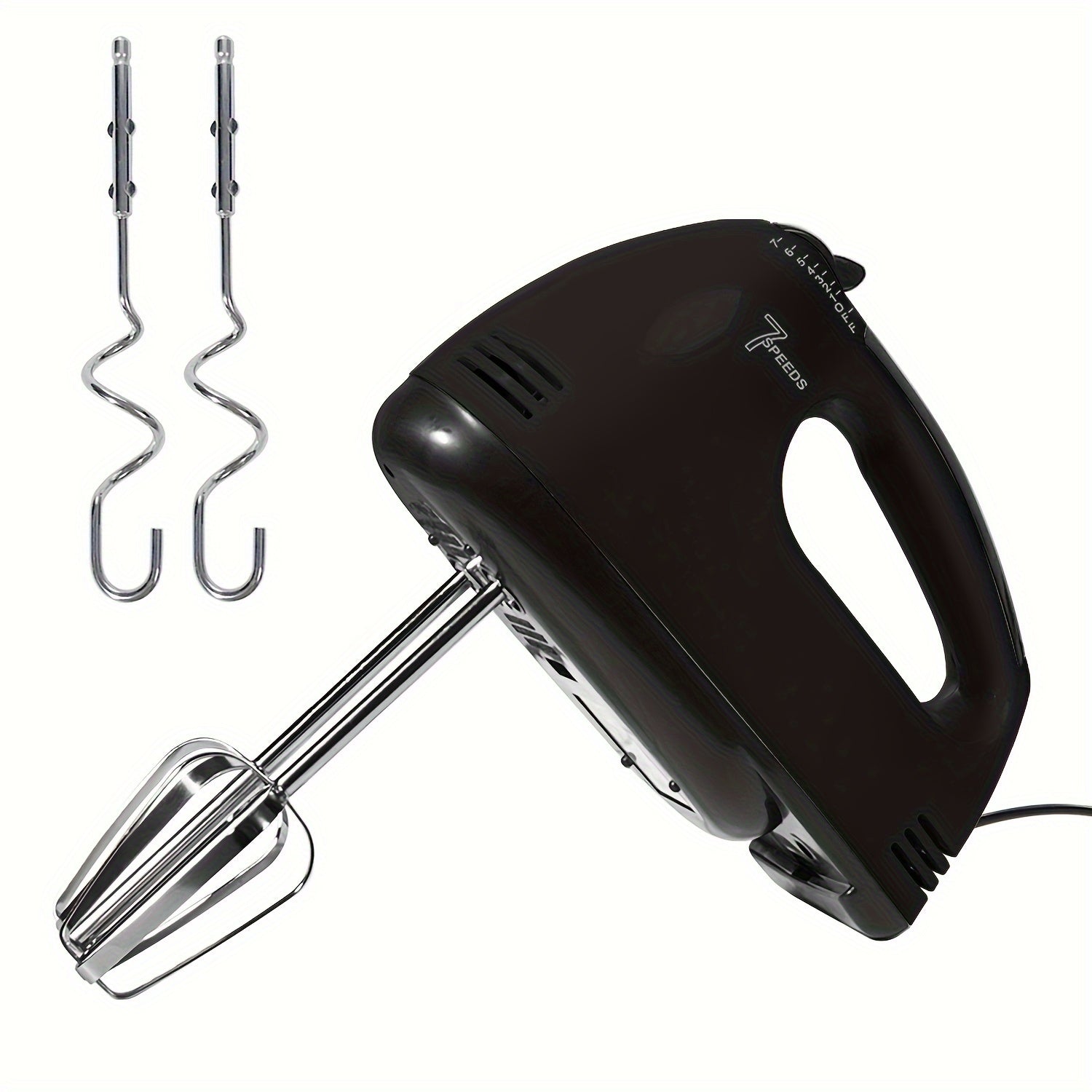 Mixer PANCERKA 7-Speed Handheld Electric Whisk Mixer - Durable Metal, 220V Plug, Multiple Color Options (White, Black, Yellow, Green, Pink, Blue), Perfect for Baking & Food Preparation, Kitchen Mixer | Modern Kitchen Mixer | Durabl