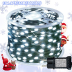 Light string 1000/300 LED Christmas  plug-in type, ultra long green flashing LED string light, PVC material