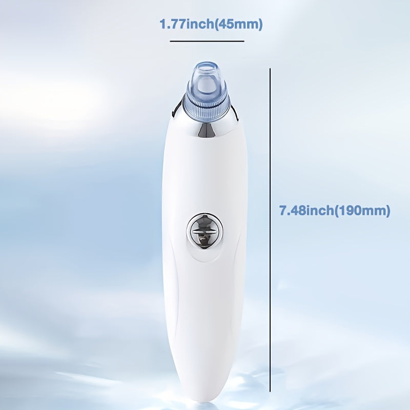 Blackhead clean GENAI  Beauty Meter - Portable Facial Pore Cleaner with 4 Probes, Gentle and Safe Cleansing for Men and Women, Battery-Operated (Batteries Not Included)