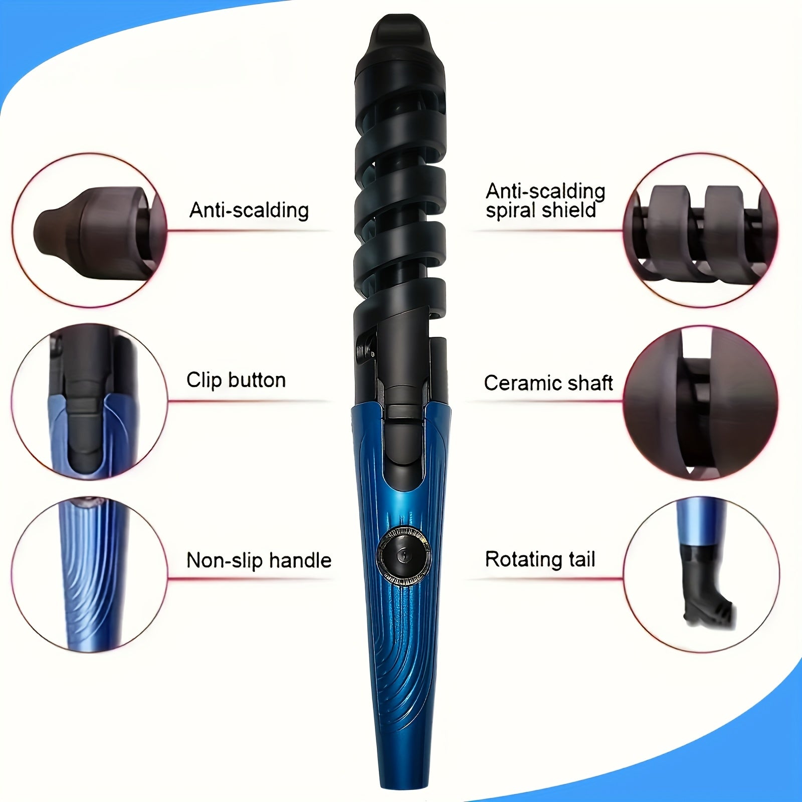 Curling irons, effortless hairdressing