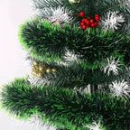 Garland Classic Christmas Artificial Tinsel  in Green And White