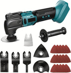 Oscillating Multi-tool, Equipped with 2x1500mAh Batteries Or Bare Tools Without Battery Cordless