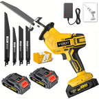 Saw Machine ONLY The Wireless Electric Reciprocating Saw Multifunctional Reciprocating Saw Kit Is Suitable for Cutting Wood/metal/PVC, with A Safety Lock Reciprocating Cutting Saw Scene for Cutting Wood And Metal., Cordless Recip