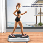 Vibration Plate with Electromagnetic Massage | 99 Speed Levels | Acupressure Foot Pad | Remote Control And Resistance Band Included | Silent Whole Body Burner for Home Fitness, Muscle Recovery, Balance Improvement,  Sma