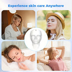Facial Mask Beauty Device 138-Bead LED , 7-in-1 Face & Neck Care Tool with 7 Modes – Perfect for Home Use and Travel, Salon-Quality Skincare