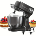 Mixer Food Processor 800 W SUPERLEX with 4.5L Stainless Steel Bowl - Professional Kneading Machine with 10 Speeds, Dough Hook, Whisk & Scraper - Stand Mixer for Bread, Cakes & More