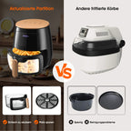 Air Fryer 6L with LED Touchscreen – 1700W Oil-Free Cooker