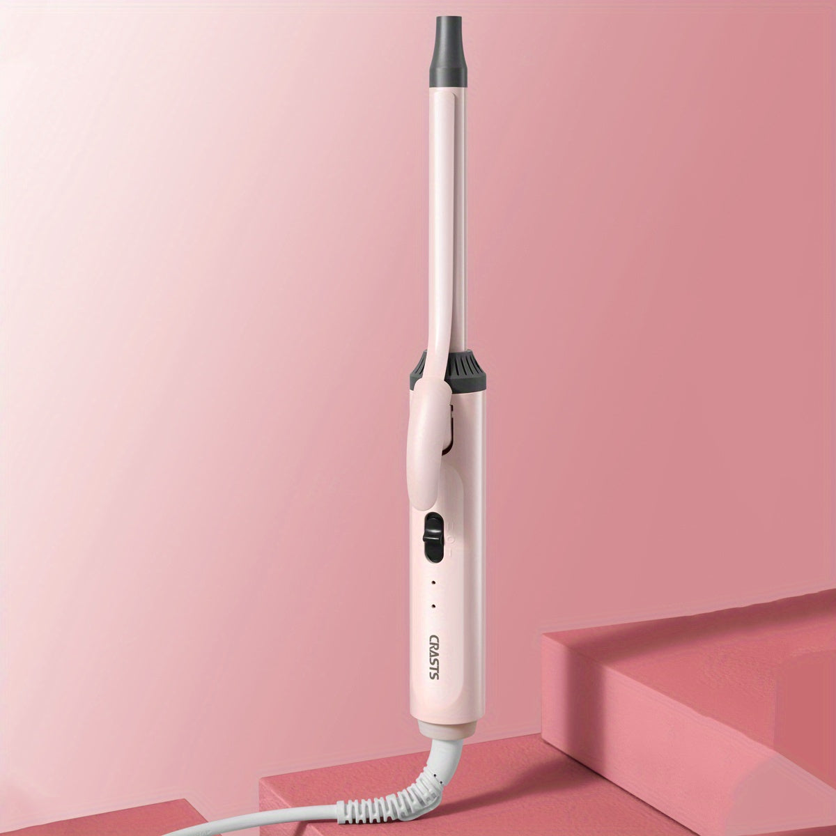 Hair Curling Wand CRASTS Unisex Adult , 9mm-25mm Teddy Bear Waves, Air Bangs, Mini 9mm 16mm 25mm Water Ripple Curls, 58W 220V Type C Plug, No Battery Required