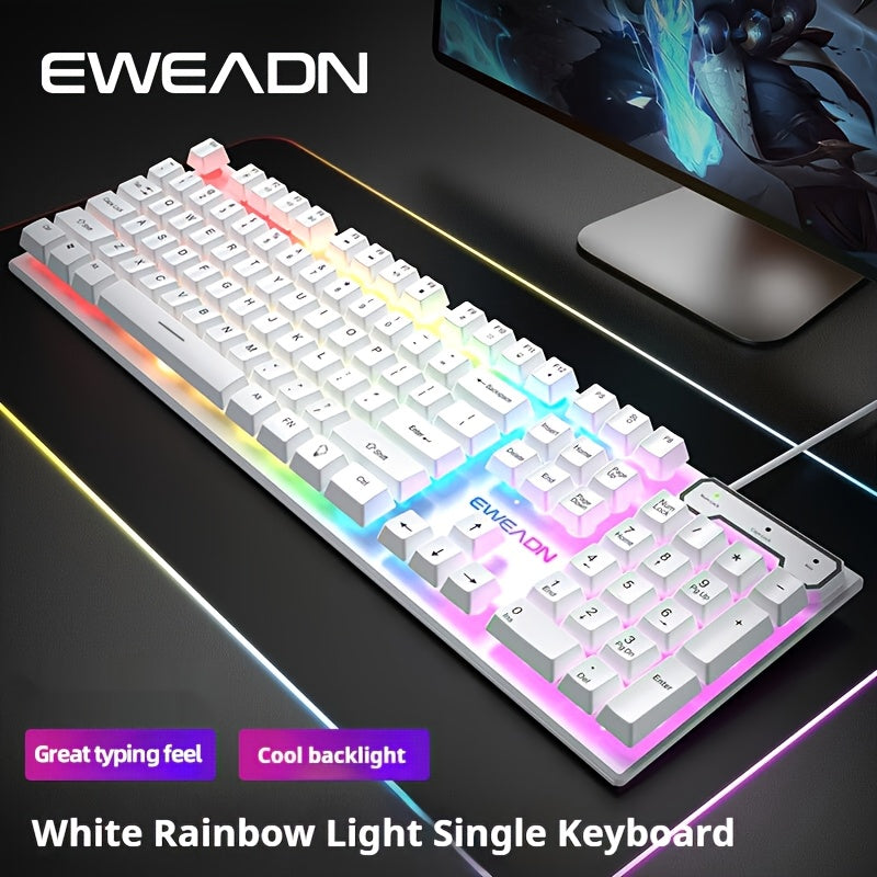 Keyboard EWEADN Silent Wired Gaming