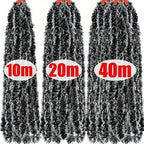 Garland Classic Christmas Artificial Tinsel  in Green And White
