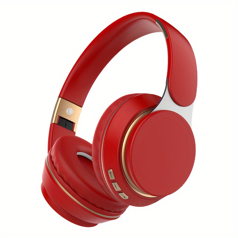Headset with Surround Sound Wireless Gaming , Foldable Design & Large Battery