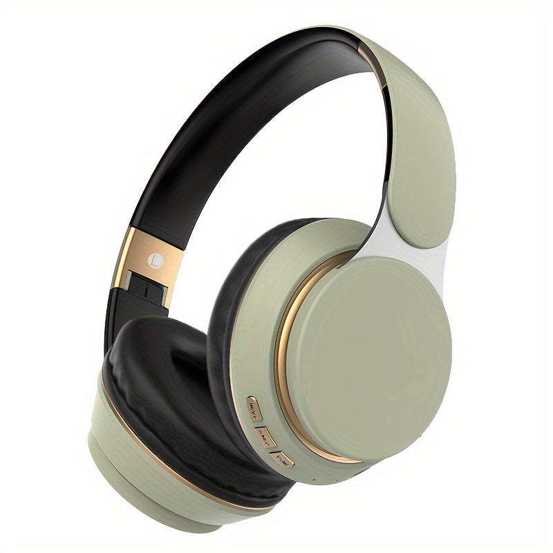 Headset with Surround Sound Wireless Gaming , Foldable Design & Large Battery