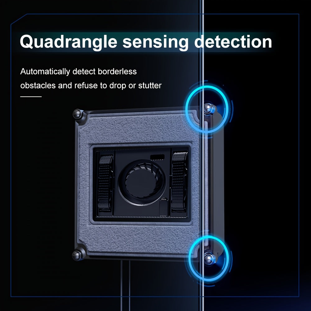 Window Cleaning Robot The Automatic Sprays Water Automatically, The Square Window Cleaning Robot Glass Robot Remote Control Electric Planning Intelligent Window Cleaning Artifact HC-21B.