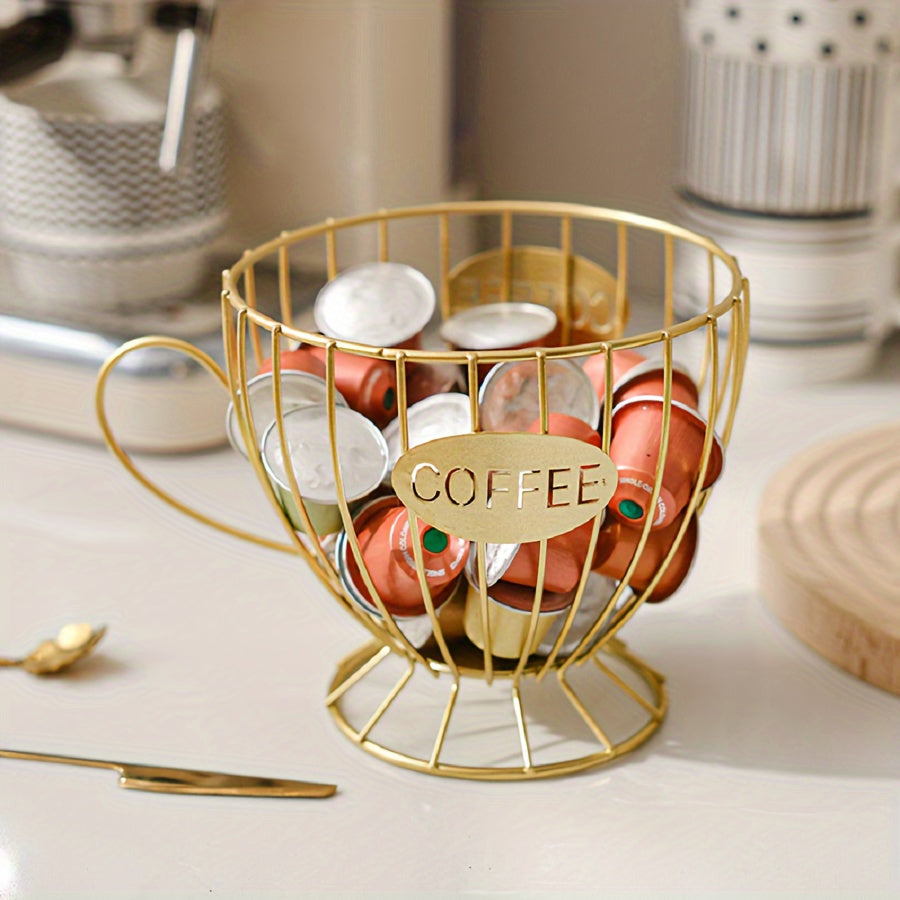 Coffee Capsule Organizer 1pc Modern Nordic  - Elegant Black