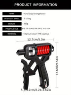 Hand Grip Strengthener Trainer with Adjustable Resistance 11-363lbs (5-165kg), Forearm Hand Grip Strength Exerciser for Muscle Building