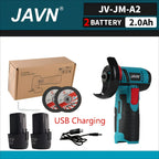 JAVN 12V Cordless Angle Grinder - 19500 RPM Powerful Electric Grinding & Polishing Machine