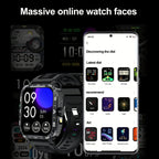 Smartwatch 2024 New , IP67, LED Display, Altitude Gauge, Barometer, 100+ Sports Modes, 300mAh Battery, Multimedia Information Viewing, Weatherometer, Pedometer, Fitness Tracker, Wireless 5.0, Android/iOS Compatible, with Call/