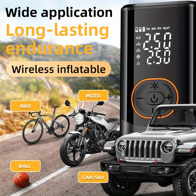 Tire Inflator with Digital Pressure Gauge Portable