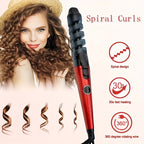Hair EU Hot Selling Spiral Curling Iron Electric Hair Roller Large Curl Styler Curling Wand