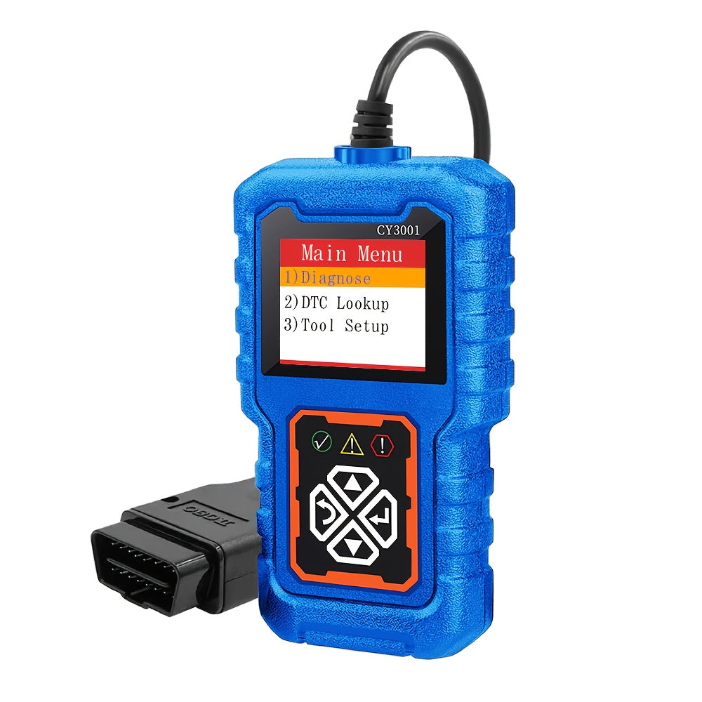 Scanner CY3001 Car OBD2  Reader Engine Fault Scanner CAN Diagnostic Tool for All OBD II Protocol Cars Since 1996, Without Battery