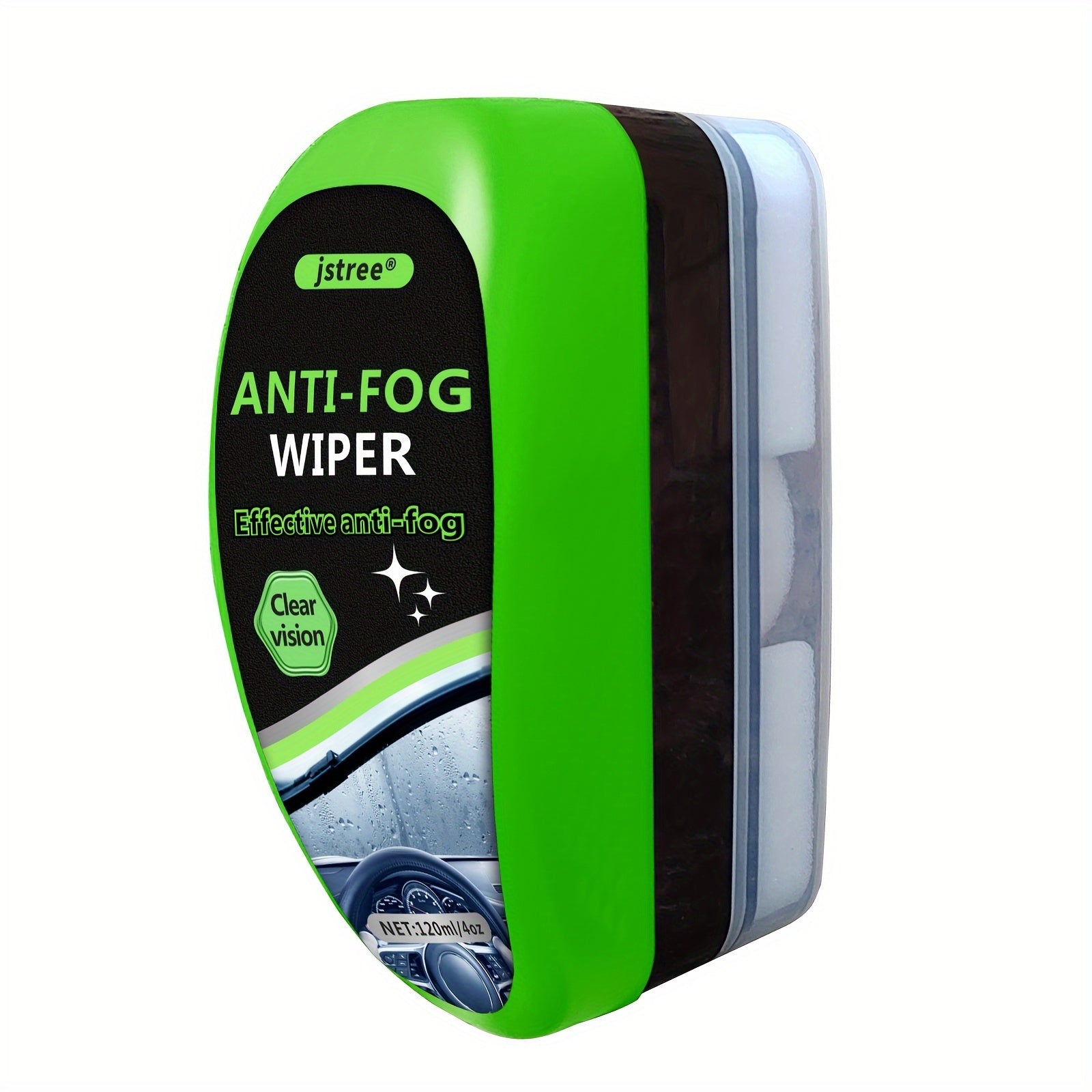 Windshield Wiper Anti-Fog Car , 120ml, with Sponge Base