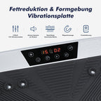 Vibration Plate with Electromagnetic Massage | 99 Speed Levels | Acupressure Foot Pad | Remote Control And Resistance Band Included | Silent Whole Body Burner for Home Fitness, Muscle Recovery, Balance Improvement,  Sma