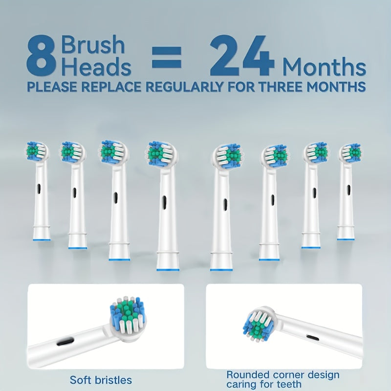 Toothbrush Electric for Adults & with 6 Speed/Rotation Modes (USB,), Smart Brush Compatibility, 6 Color Options (White/Black)