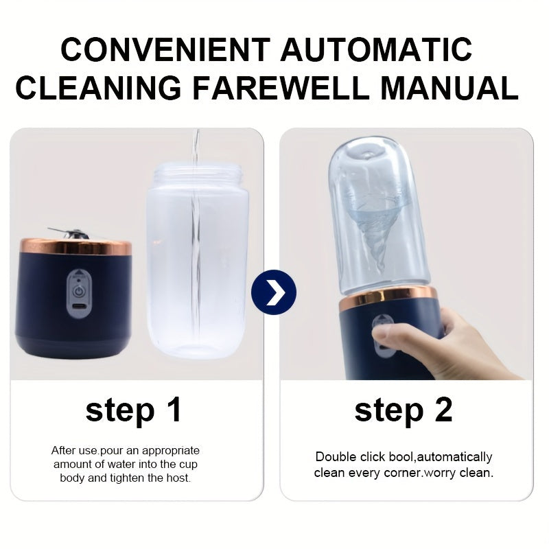 Juicer Portable Multi-Function  with Rechargeable Battery - Compact Food-Grade PP Cup, On-the-Go Use, Cross-Border Wholesale