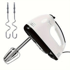 Mixer PANCERKA 7-Speed Handheld Electric Whisk Mixer - Durable Metal, 220V Plug, Multiple Color Options (White, Black, Yellow, Green, Pink, Blue), Perfect for Baking & Food Preparation, Kitchen Mixer | Modern Kitchen Mixer | Durabl
