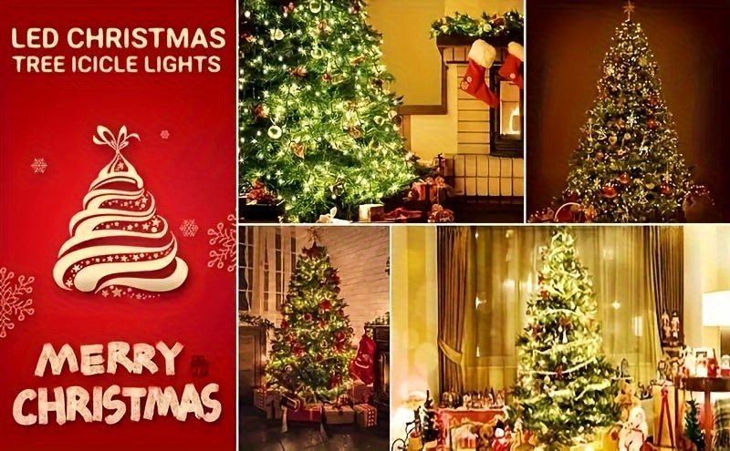 Lights 1pc 200/280/300 LED Christmas , Christmas Tree Decoration Outdoor String Lights Indoor String Lights, with 8 Lighting Modes, Christmas Decoration String Lights Holiday Decoration, with Remote Control, Suitable for Indoo