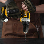 Drill Set Wireless . The New Impact Drill Is Equipped With A 3/8-inch Keyless Chuck And A Work Light