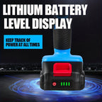 Screwdriver 1 Set JAVN 20V Cordless Drill Electric Screwdriver, Mini Wireless Power Driver DC Lithium-Ion Battery 3/8-Inch