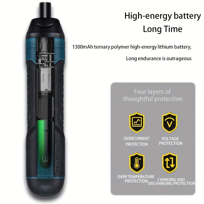 Screwdriver 3.6V lithium Cordless Electric Screwdriver Set Power Screwdriver 4 torque setting