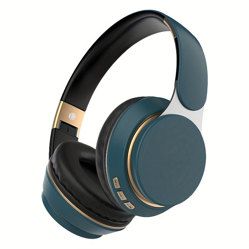 Headset with Surround Sound Wireless Gaming , Foldable Design & Large Battery