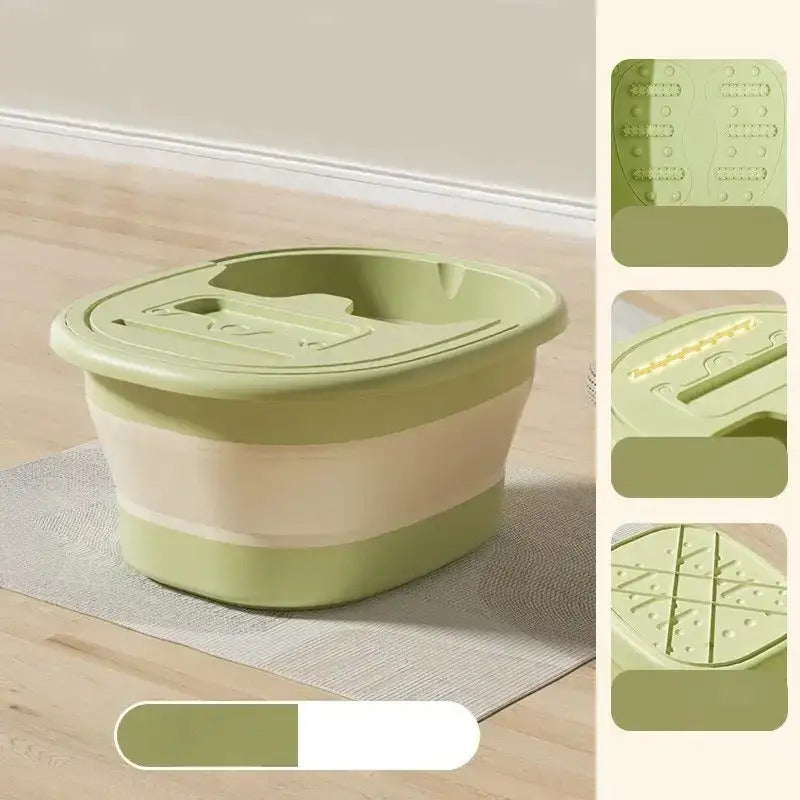Foot Spa Bath Tub Portable Folding  with Built-In Massager - not electric
