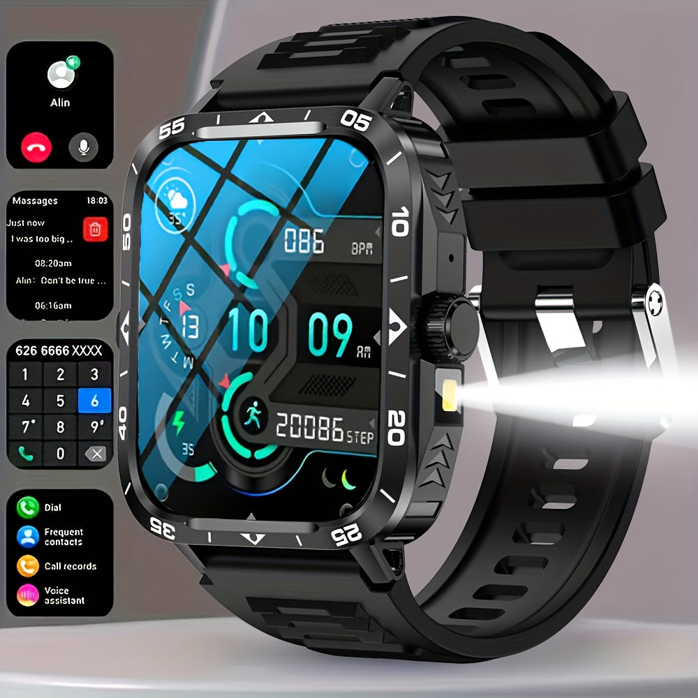 Smartwatch 2024 New , IP67, LED Display, Altitude Gauge, Barometer, 100+ Sports Modes, 300mAh Battery, Multimedia Information Viewing, Weatherometer, Pedometer, Fitness Tracker, Wireless 5.0, Android/iOS Compatible, with Call/
