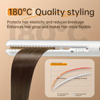 Straightener and Curler 2-in-1 , USB-Powered Mini Styler, Dual Use, Heat-Resistant, Portable Travel, Frizz-Free, Shiny & Smooth – Multi-Func
