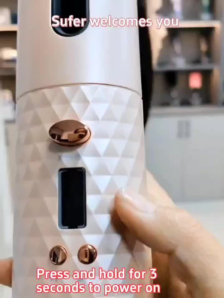 Hair Curler 1 Automatic  for Marvelous Locks - Fast Charging USB, Ceramic, 5 Heat Settings Tangle-Free - Perfect for Styling and Special Occasions, Includes Elegant Gift Box
