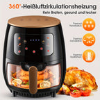 Air Fryer 6L with LED Touchscreen – 1700W Oil-Free Cooker