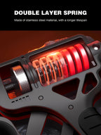 Hand Grip Strengthener Trainer with Adjustable Resistance 11-363lbs (5-165kg), Forearm Hand Grip Strength Exerciser for Muscle Building