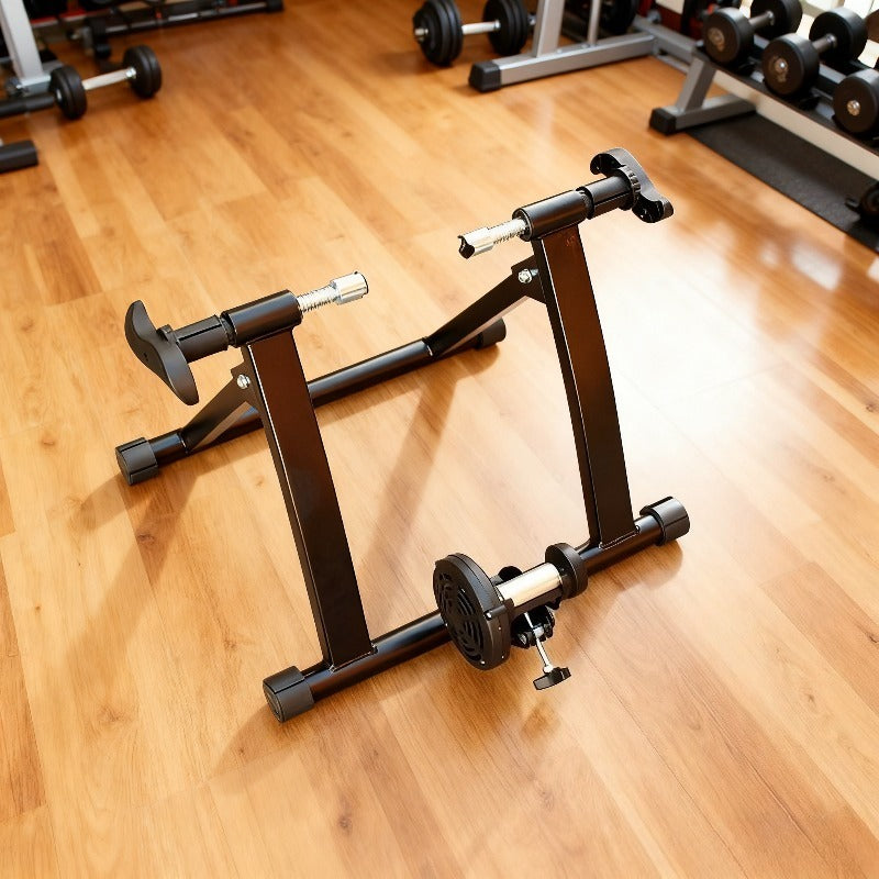 Bike Trainer Stand Indoor/Outdoor  with Adjustable Resistance & Sturdy Frame