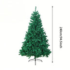 Tree 1pc Green Realistic Artificial Christmas Tree with Foldable Stand