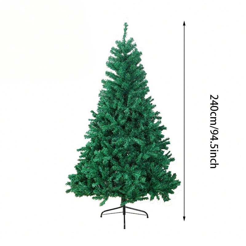 Tree 1pc Green Realistic Artificial Christmas Tree with Foldable Stand