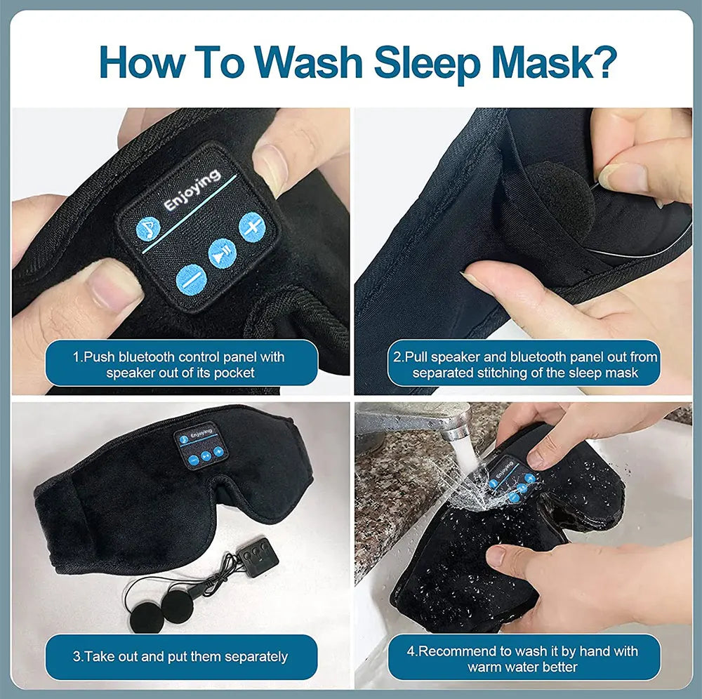 Bluetooth Sleep Mask with Speakers