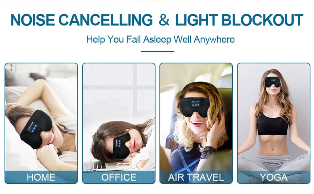 Bluetooth Sleep Mask with Speakers