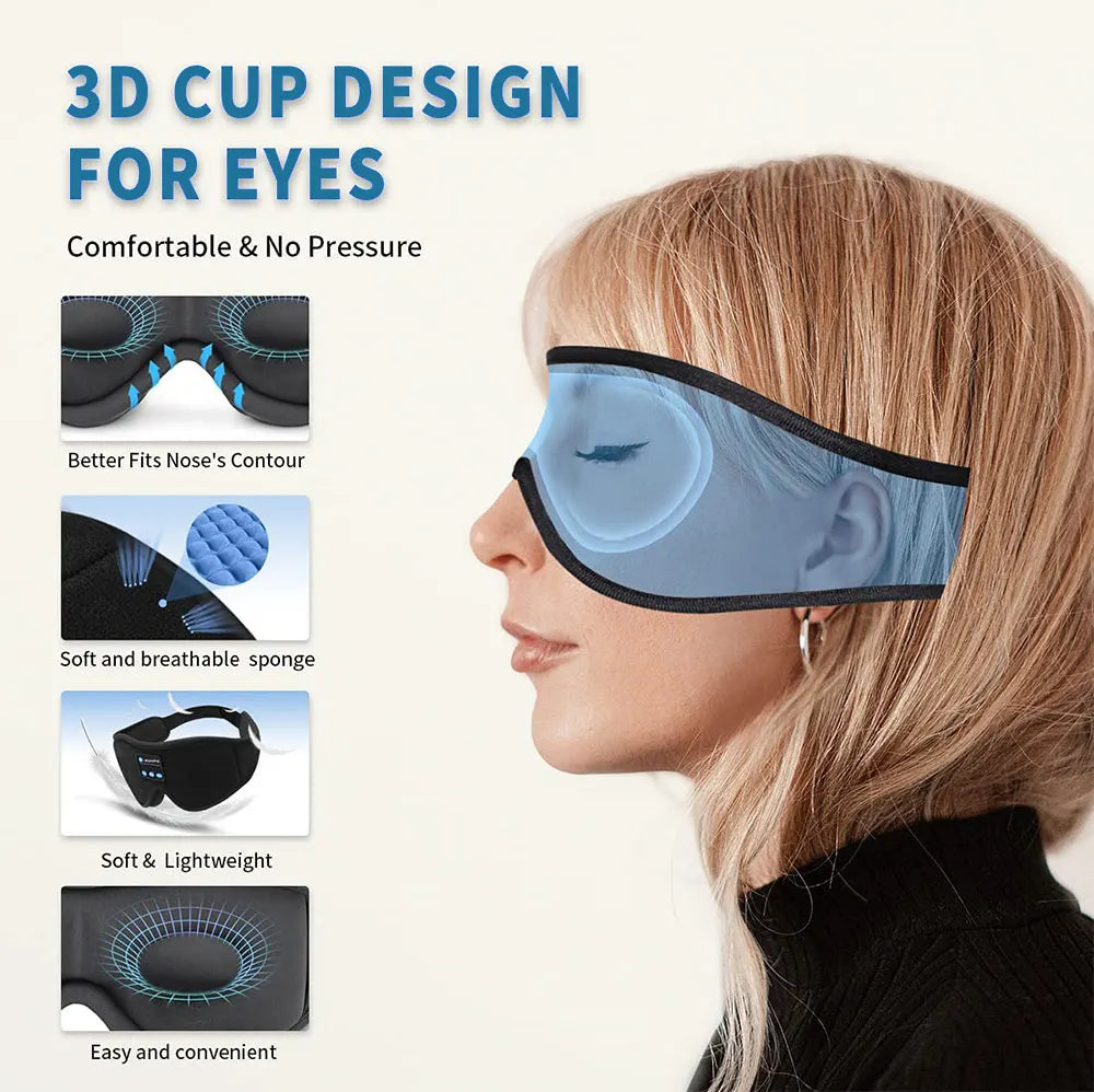 Bluetooth Sleep Mask with Speakers